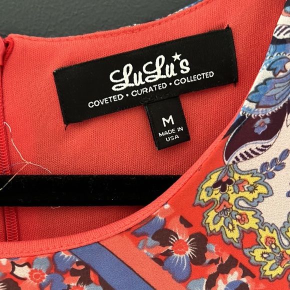 LuLu’s multicolored shift dress | M - Picture 2 of 4